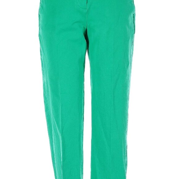 J.Crew Stretch City Fit Pants Kelly Teal Green | Size 0 - Picture 2 of 7
